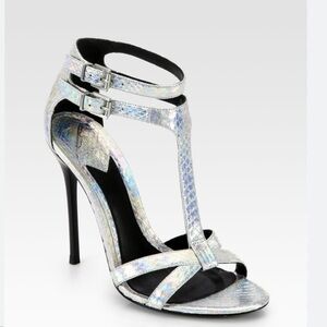 Brian Atwood Silver Heels